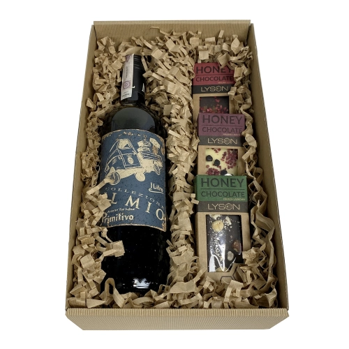 Box Prezentowy Primitivo IL MIO i Czekolada