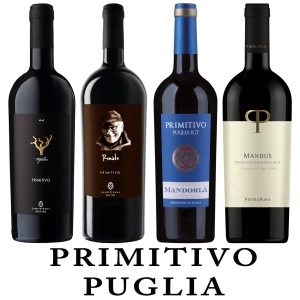 Zestaw 4 win Primitivo