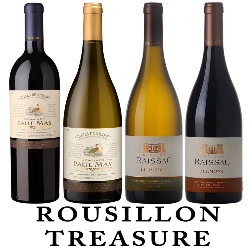 Zestaw 4 win Roussillon Treasure