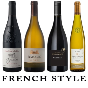 Zestaw 4 win FRENCH STYLE