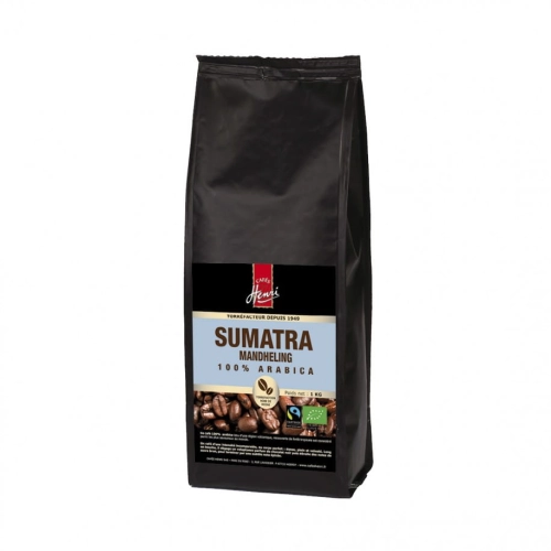Cafes Henri Sumatra Mandheling BIO Arabika kawa ziarno 1kg