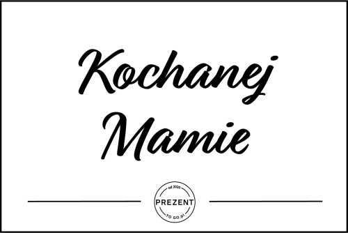 Kartka "Kochanej Mamie" 